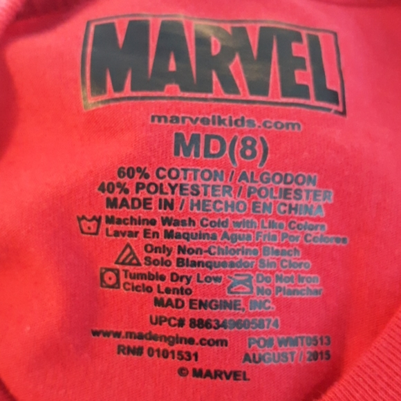 Kids Marvel Shirt NWTs - Picture 5 of 5